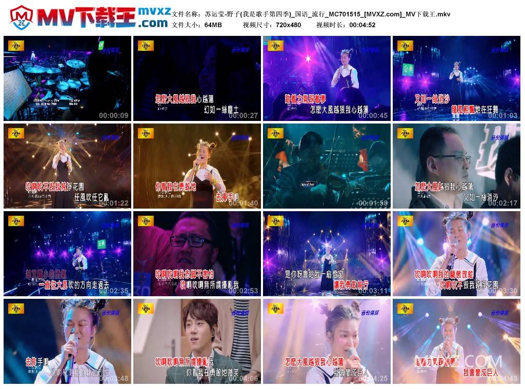 苏运莹-野子(我是歌手第四季)_国语_流行_MC701515